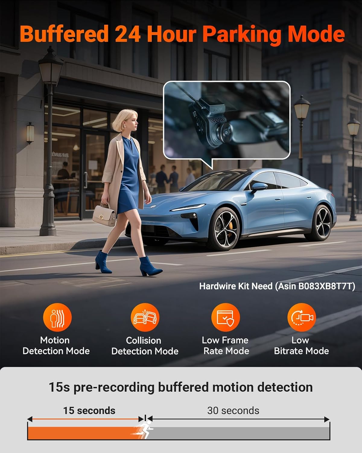 Vantrue S1 Pro AI Dash Cam (Front +Rear), Dual 1440P Dash Camera w/2.7K, STARVIS 2, HDR Night Vision, 5G WiFi, 60FPS, GPS, Voice Control,24/7 Parking Mode, Support 512GB Max