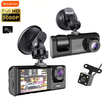 Car DVR Dash Cam | Wide Angle, Dual Camera, 1080P HD, Night Vision